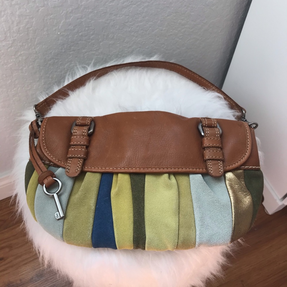 Fossil vintage leather purse/bag